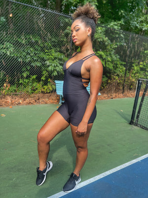 Blackout Form Bodysuit Shorts