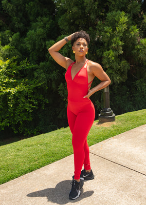Red Fire Jumpsuit