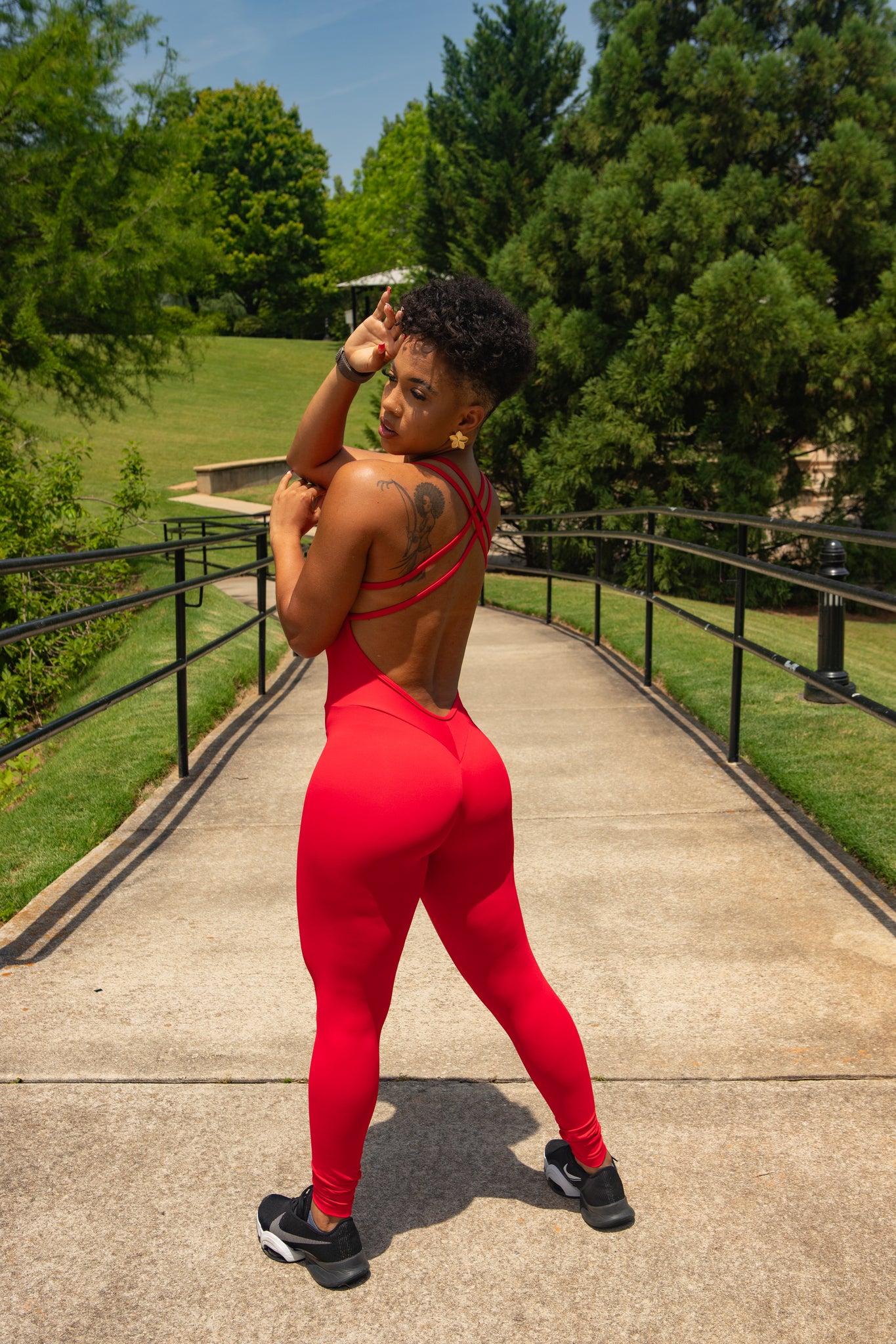 Red Fire Jumpsuit