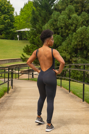 Open Flame Blackout jumpsuit