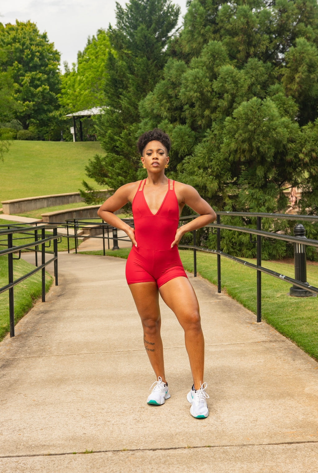 Red Fire Romper